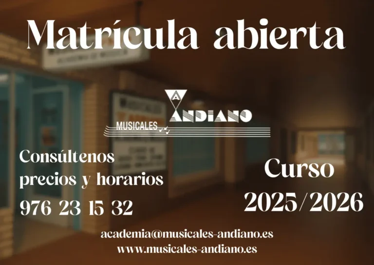 Matrícula abierta para el curso 2025/2026